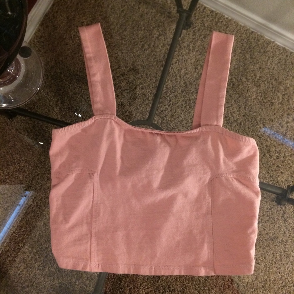 Baby pink crop top 💕